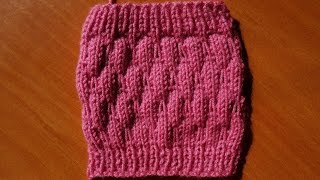 Bubble Stitch Reljefna Mustra 1