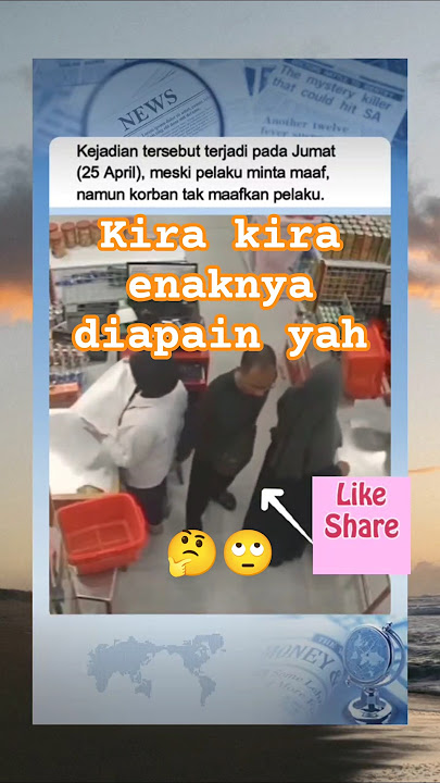 SEORANG PRIA LECEHKAN KASIR SWALAYAN VIRAL#short#viralshort#viralvideo#viralindo#newsviral#pelecehan