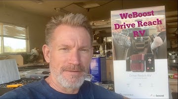 WeBoost Drive Reach Cell Signal Booster Installation on a Lance Truck Camper