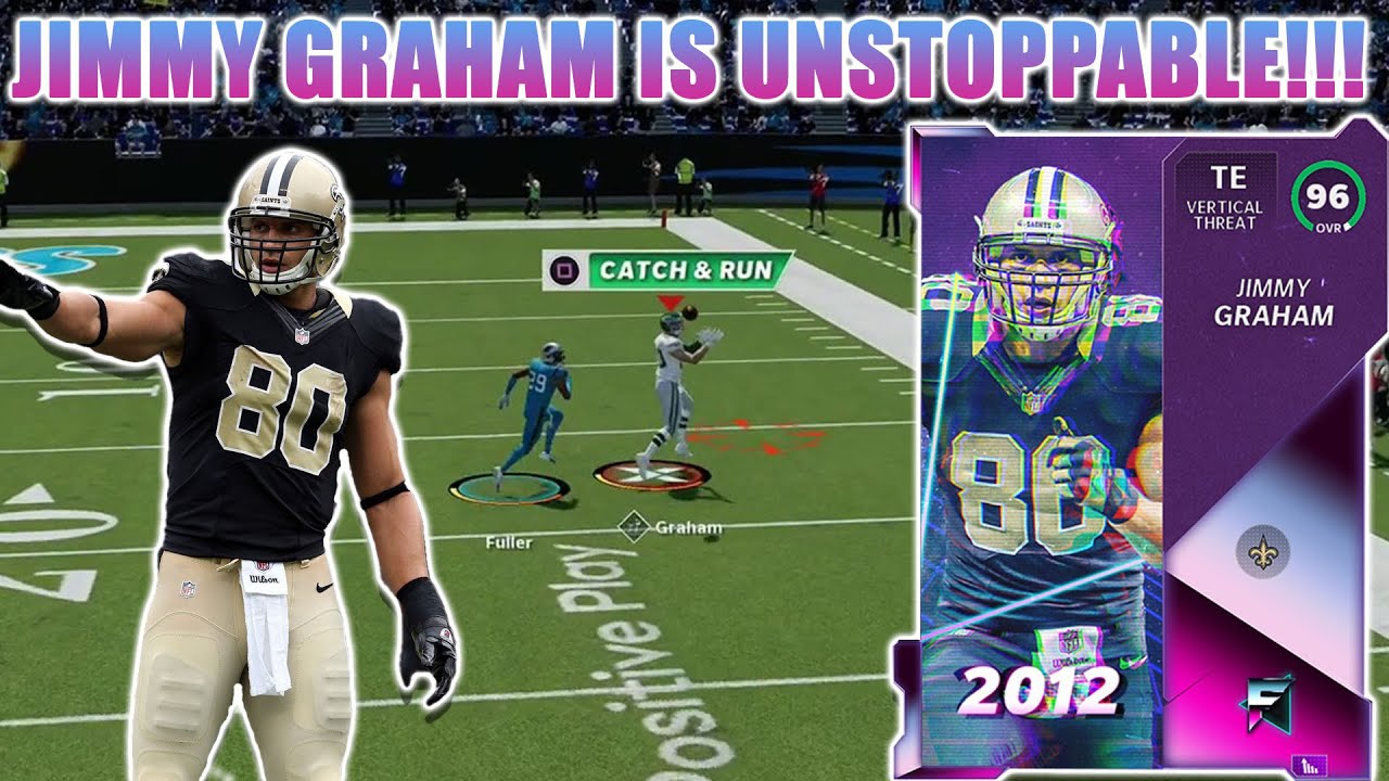 Flashback Jimmy Graham is a MONSTER!!! BEST TIGHT END??!! Madden 21 Gameplay