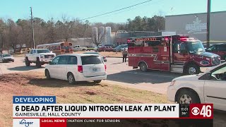 Deadly chemical leak at Gainesville food processing plant