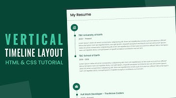 How to Create a Timeline Layout | HTML & CSS Tutorial