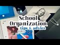 easy organization system for school | binder, notebooks, school supplies