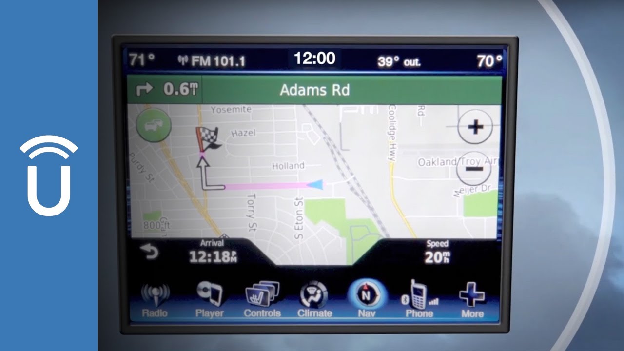 Navigation System Features | Uconnect® 8.4N System - YouTube