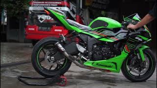 SC Project CR-T   Header Kit Arrow Kawasaki ZX6R 2024 (by Revsmotoshop)