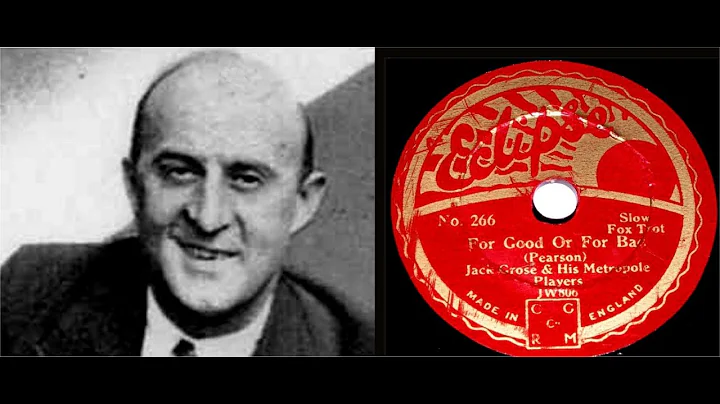 78 RPM  Jack Grose & His Metropole Players - For G...