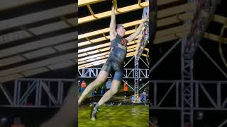 Monkey Bars! (AT NIGHT) #racing #race #obstaclecourse #ocr #toughmudder #obstaclerace #obstacles