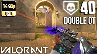 Valorant- 40 Kills As Phoenix Double Overtime Ascent Rated Full Gameplay#43! (No Commentary)