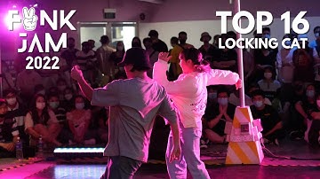 JK AND LIL KC VS DOUBLE SHAKE | LOCKING TOP 16 | NTU Funk Jam 2022