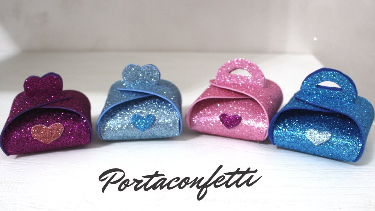 Idee fai da te. Bomboniere fai da te. Scatoline portaconfetti facili da realizzare.