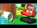 Minisode: Crazy Golf Construction 🚧 🚜 | Digley and Dazey | Kids Construction Truck Cartoons