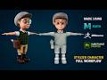 3D Character Creation Breakdown | Maya, ZBrush &amp; Substance Painter ||