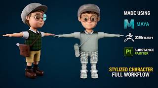 3D Character Creation Breakdown | Maya, ZBrush &amp; Substance Painter ||