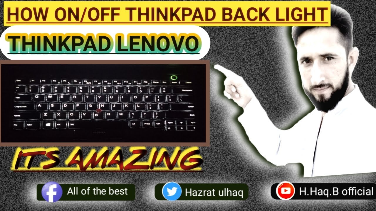 how we can ON/OFF keyboard light. - YouTube