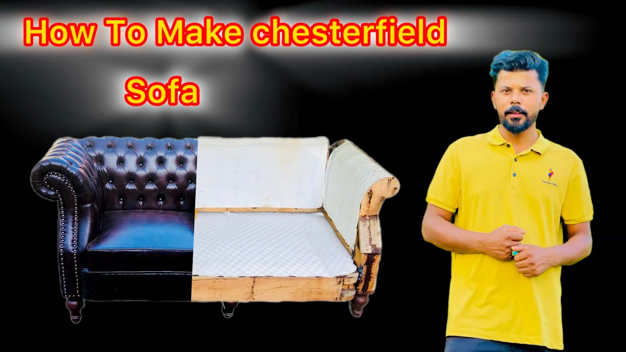 How To Make chesterfield Sofa Full Luxury - YouTube