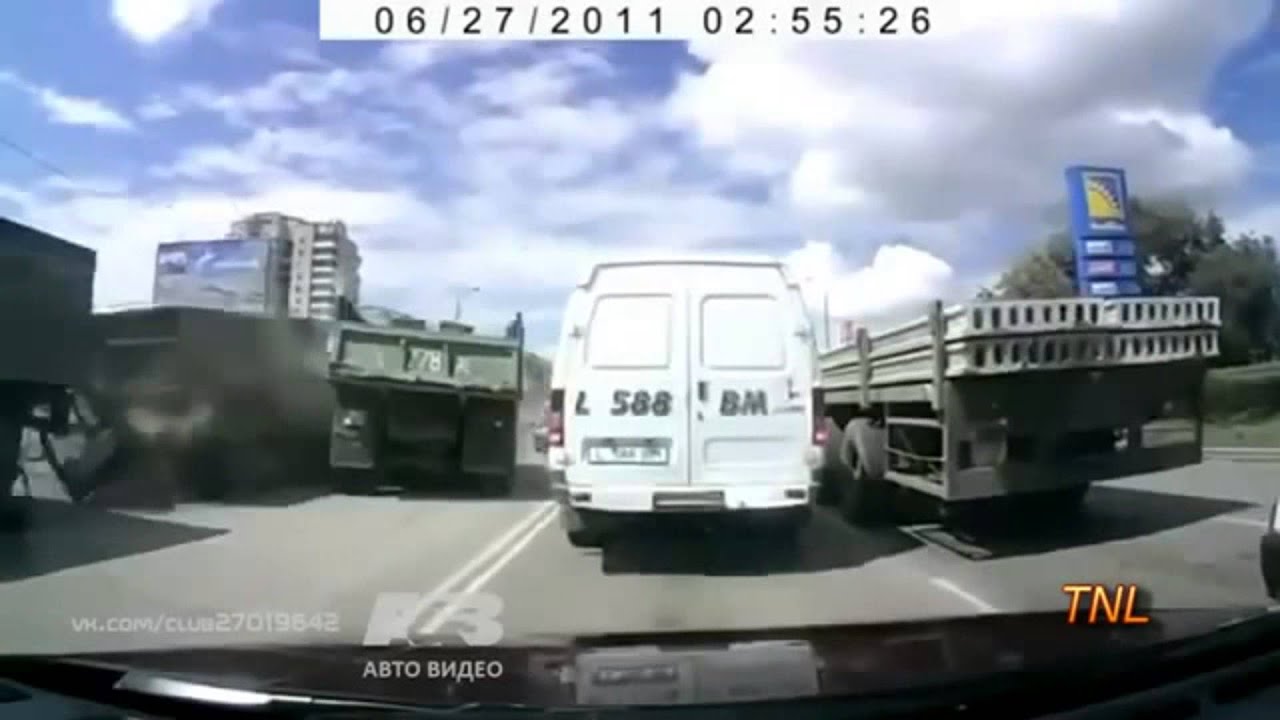 Подборка дтп с видеорегистраторов