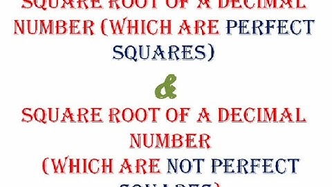 Class 8th maths ch-1(square root of decimal numbers)