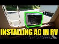 Installing Air Conditioning In Back Window Of RV