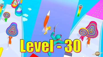 Layer Man 3D - ASMR Gameplay Level 30 Big Head Man Run #layerman