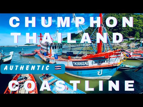 Chumphon Thailand seacoast tour.  Bo Kha beach, fisherman village,  stunning scenery. Authentic 🇹🇭