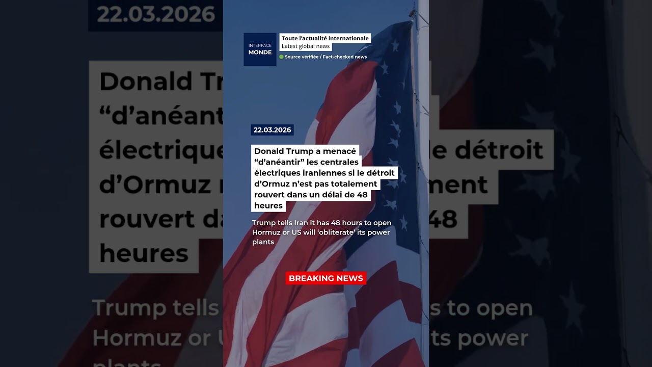 Donald Trump a menacé d’anéantir les centrales électriques iraniennes