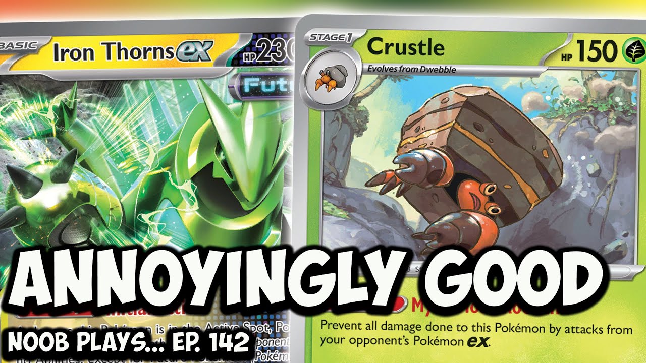 Noob Plays...  Iron Thorns ex & Crustle Top 15 Tournament of Doom | Pokémon TCG Live