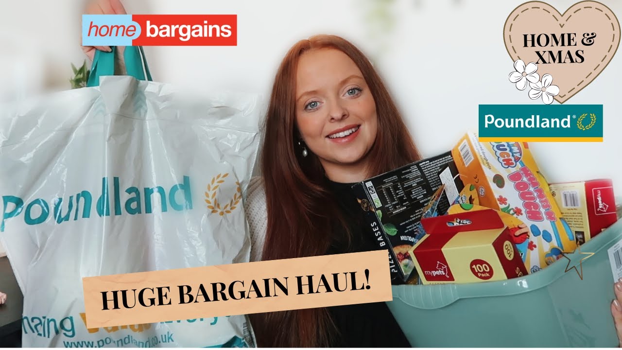 HUGE HOME BARGAINS & POUNDLAND HAUL | NOVEMBER 2021