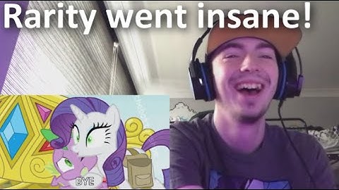 Reaction to (ytp) rarity tortures twilight with her deepest fears and runs off to canterlot...