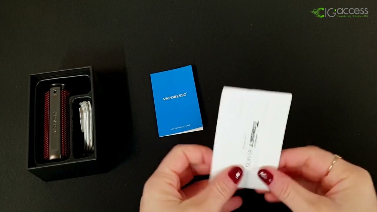Cig Access - La minute Deboxing - Vaporesso   Mod TARGET 80 3000 mAh Tank Edition