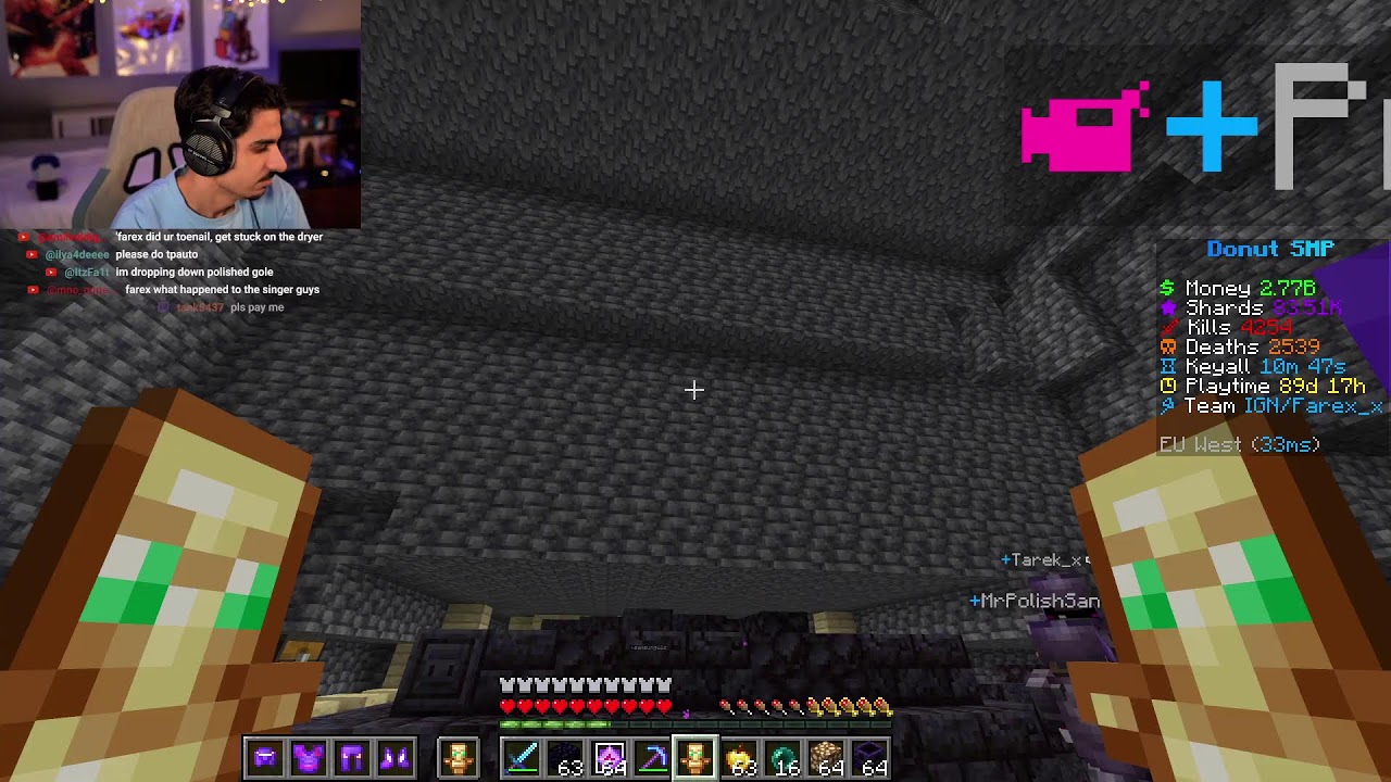 Donut SMP Live | Rating Bases | $2 BILLION Clipfarm Competition