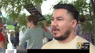 Families and support gather for immigrant check-ins in Cedar Rapids