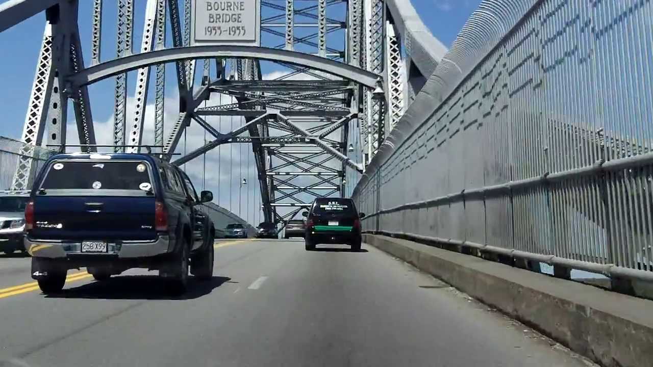 Bourne Bridge northbound YouTube