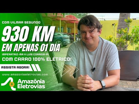 Viagem De 930 Km Em Apenas 1 Dia Com Um Carro 100 Elétrico 