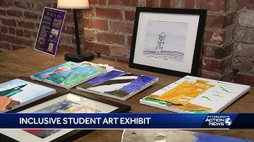Students with disabilities showcase lighthouse-inspired art at Carnegie exhibit