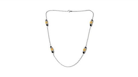 Jade of Yesteryear Jade, Agate and CZ Necklace