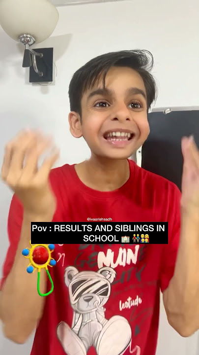 Kitni % ae? #siblings #school #result #relatable #nostalgia #childhood #memories #brother #shorts