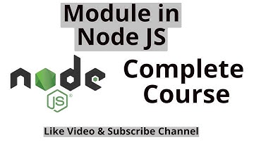 Node js Tutorial : #5 Module in Node js | Core Module in Node js
