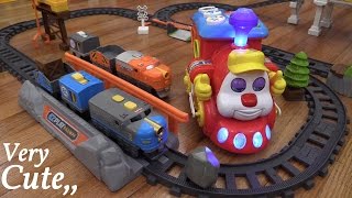 Fisher-Price EZ Play Railway Train Playtime and a Bump & Go Educational Toy Train Unboxing