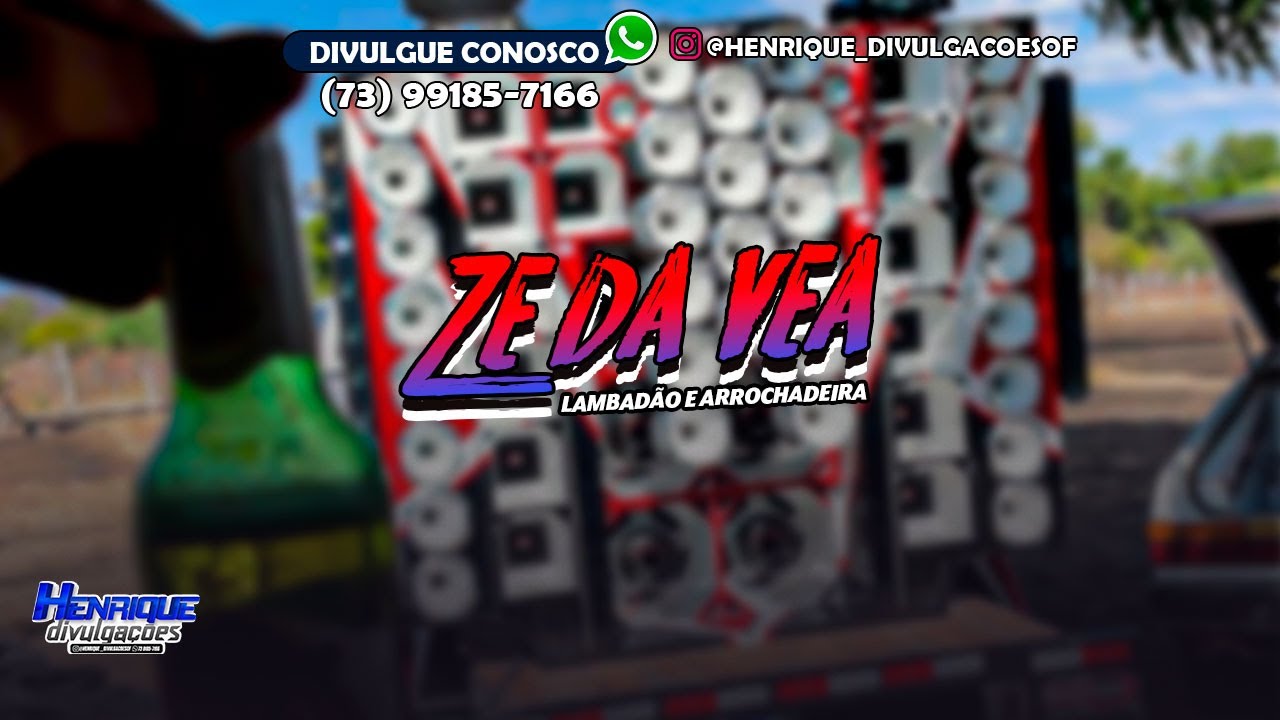 AS MELHORES PRA TOCAR NO PAREDÃO - LAMBADÃO E ARROCHADEIRA - ZE DA VEA - MÉDIO GRAVE EM ALTA