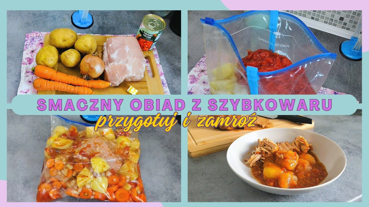 MEAL PREP| Przygotuj i zamroź!❄️gotowanie na zapas - ekspresowy obiad z szybkowaru🥗