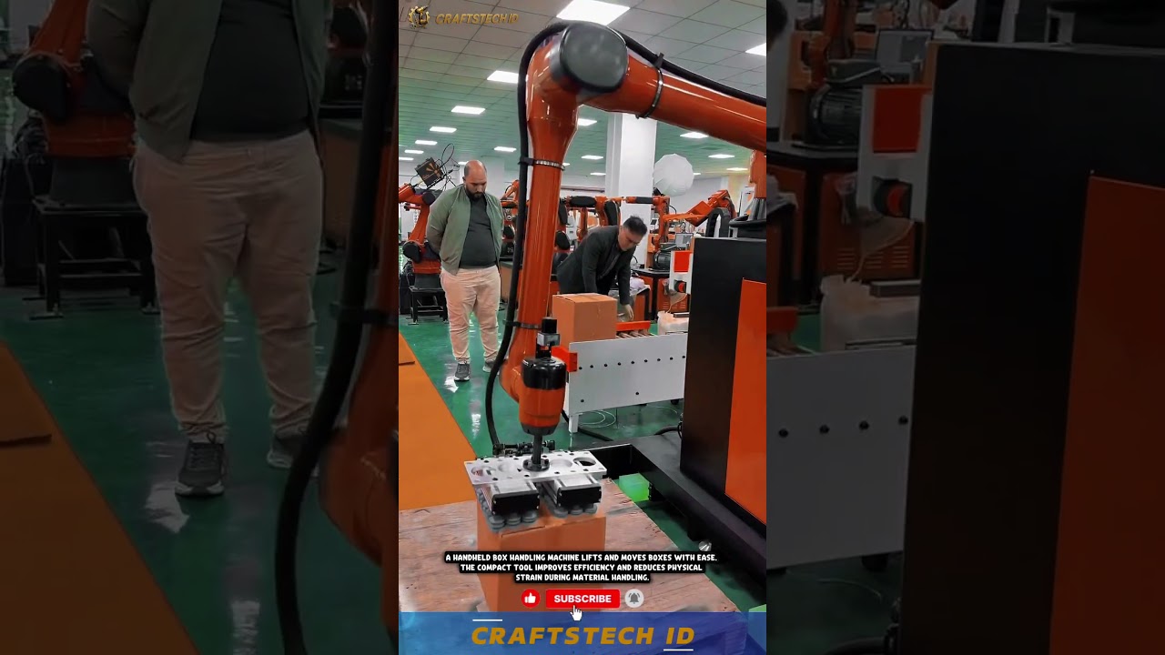 Handheld Box Lifting Machine in Action | Easy & Fast Material Handling 