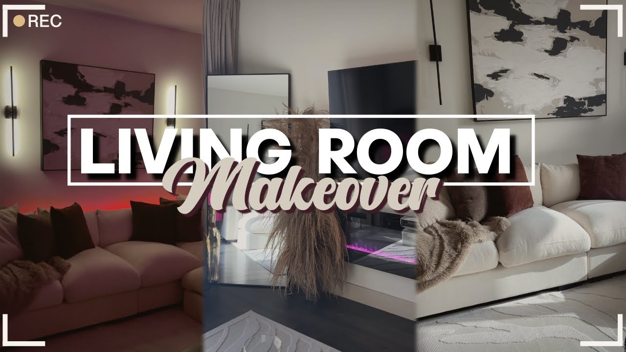 LIVING ROOM MAKEOVER | Decorate with me + Home Decor Shopping Vlog