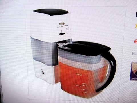 Mr. Coffee TM75BK or TM75RS Iced Tea Maker: Description & Review