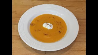 Butternut Squash, Apple, Ginger Soup is super simple to make!