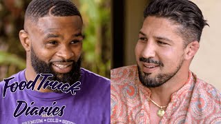 Tyron Woodley | Food Truck Diaries | BELOW THE BELT with Brendan Schaub