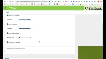 Tutorial: How to change Parent Notification Settings in Infinite Campus