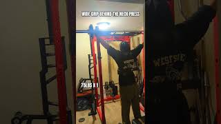 Klokov Press — 75 lb One-Rep Power!