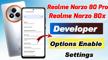 How to enable developer options in realme narzo 80 pro ! Realme narzo 80x developer options settings