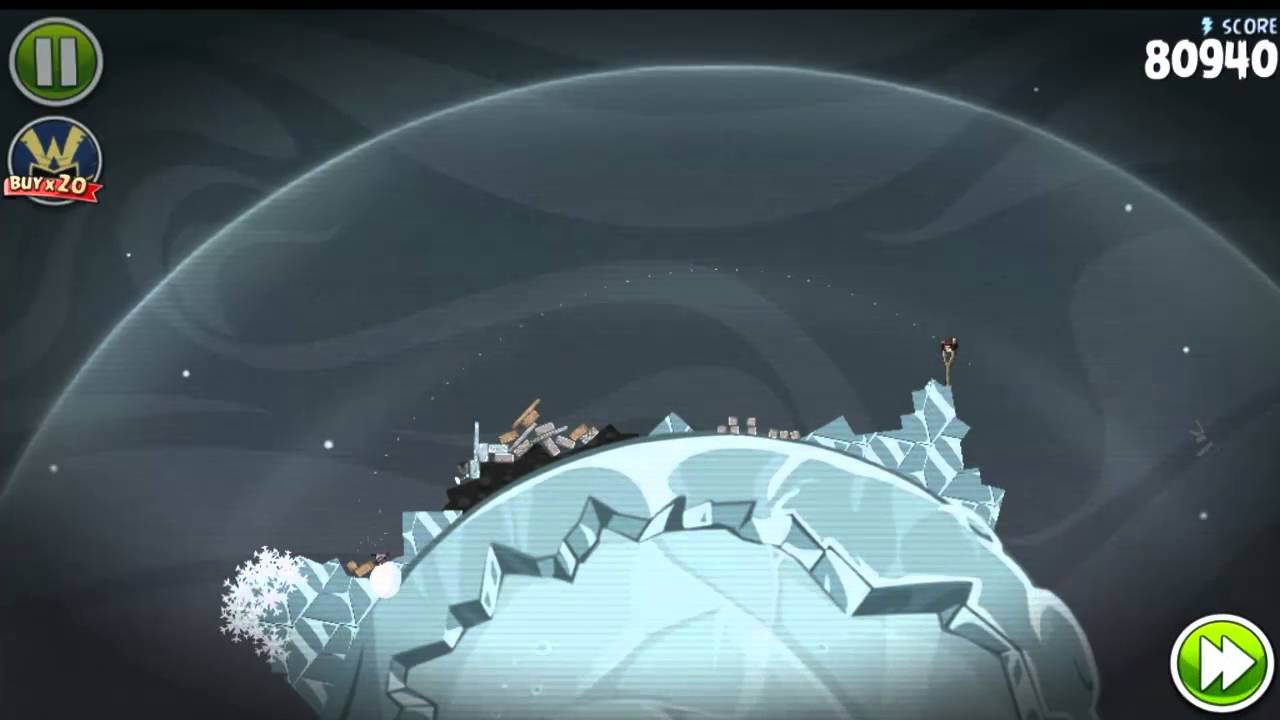 Angry Birds Space HD Fry Me to the Moon All Mirror levels