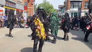 Another part of the Legend of the Green Man by Mythago from Sussex dancing at the Market Square